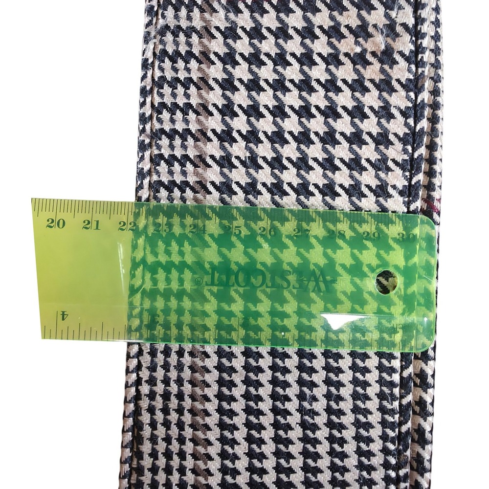 Lauren Ralph Lauren Houndstooth Shoulder Bag, Classic Plaid Purse - Picture 12 of 12